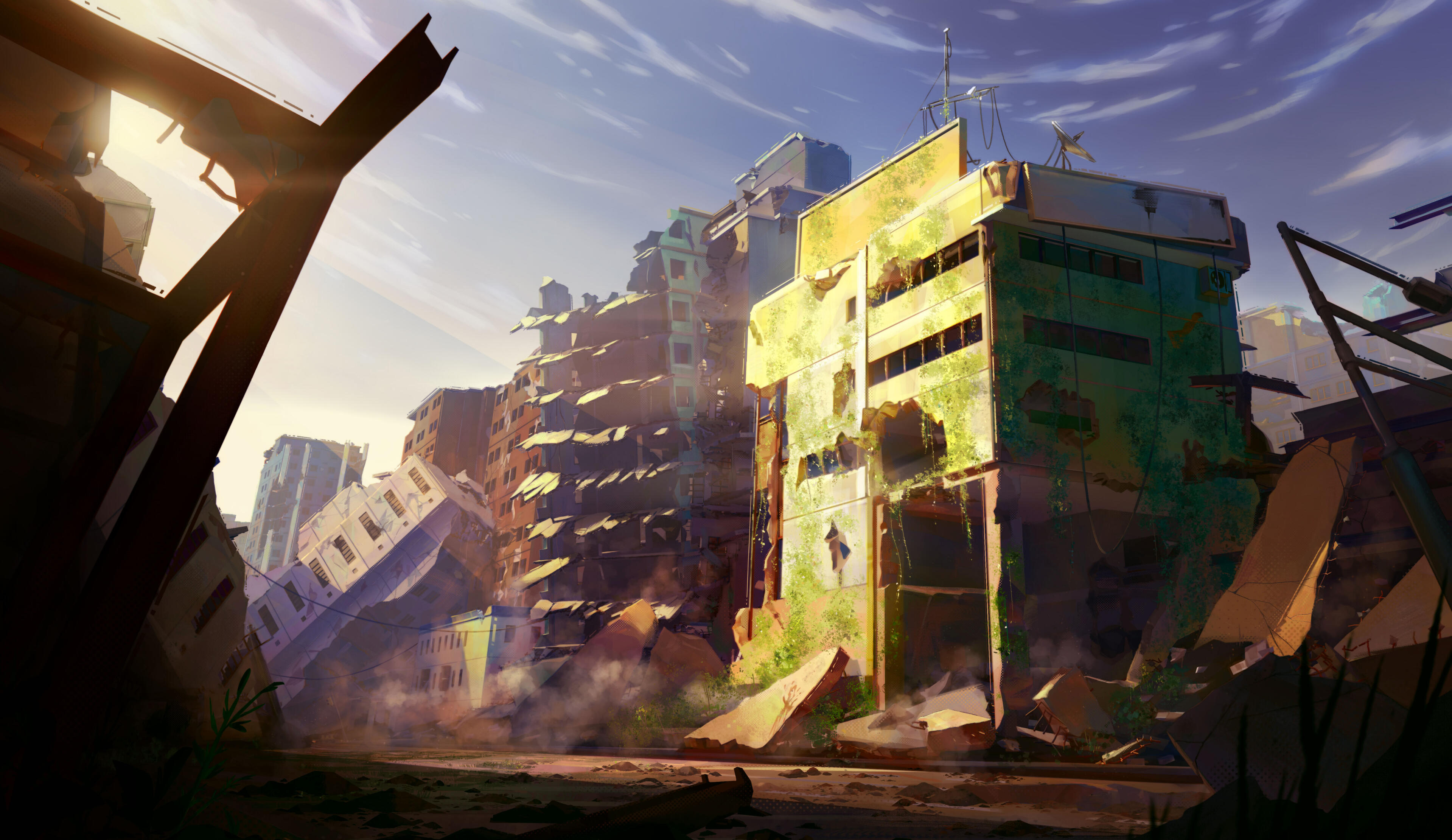 Destroyed Office